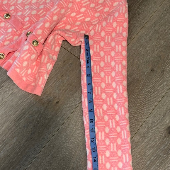 Maje Moadina Cropped Jacquard Cardigan. Size S - Picture 11 of 11